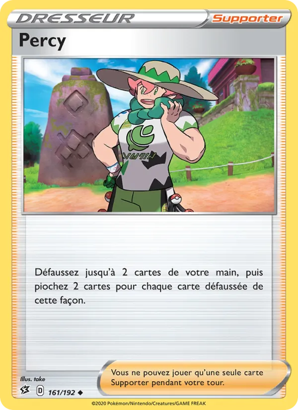 Percy 161/192 — EB02 – Clash des Rebelles — Carte Pokémon française