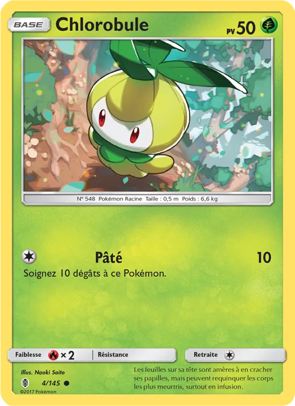 Chlorobule 4/145 — SL2 – Gardiens Ascendants — Carte Pokémon française