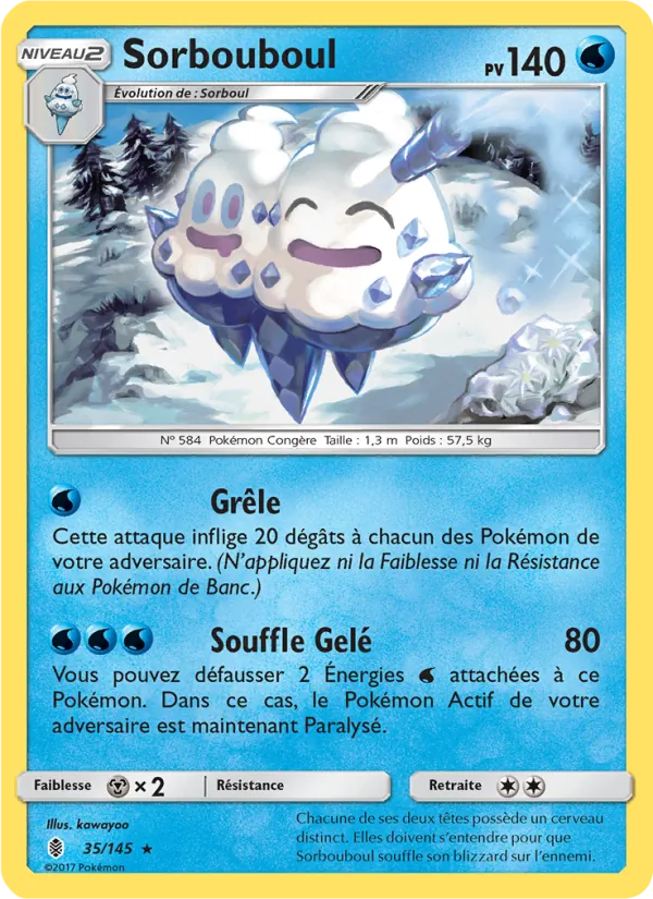Sorbouboul 35/145 — SL2 – Gardiens Ascendants — Carte Pokémon française