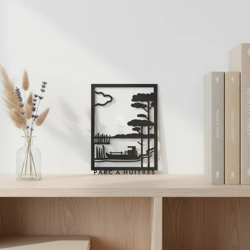Tableau décoratif en bois Pays Basque