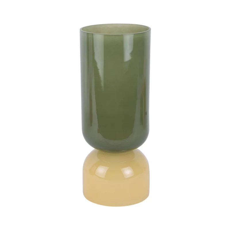 Vase design en verre coloré grand format