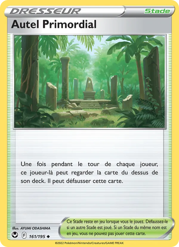 Autel Primordial 161/195 — EB12 – Tempête Argentée — Carte Pokémon française