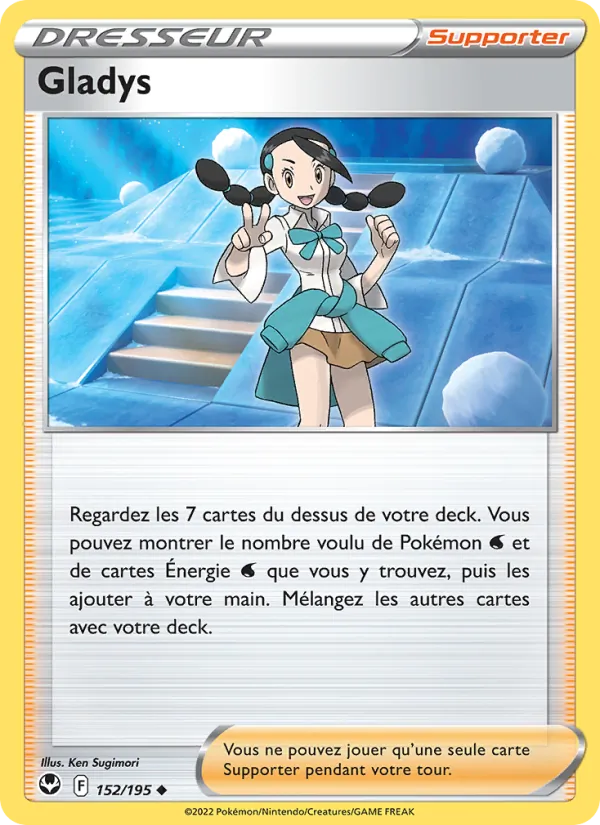 Gladys 152/195 — EB12 – Tempête Argentée — Carte Pokémon française
