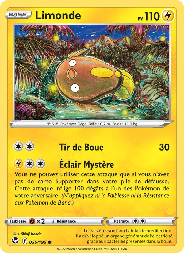 Limonde 55/195 — EB12 – Tempête Argentée — Carte Pokémon française