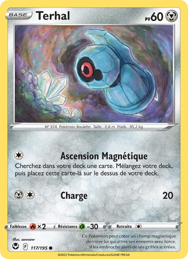 Terhal 117/195 — EB12 – Tempête Argentée — Carte Pokémon française