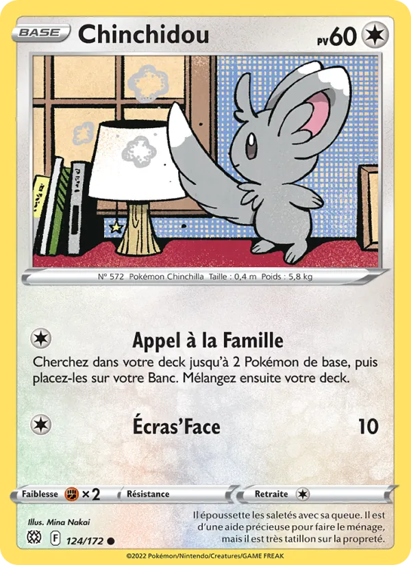Chinchidou 124/172 — EB09 - Stars Etincelantes — Carte Pokémon française