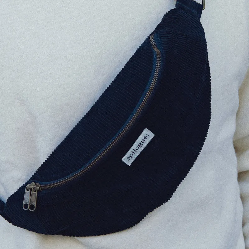 Sac banane velours côtelé