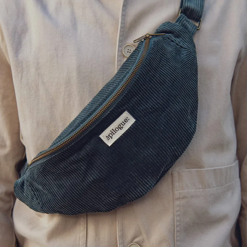 Sac banane velours côtelé