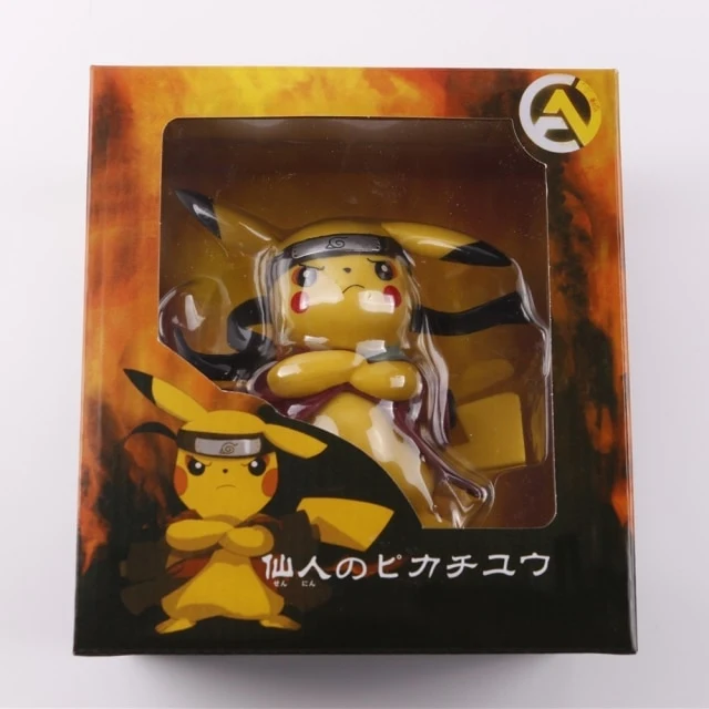 Figurine Pikachu Cosplay Naruto Uzumaki (environ 15 cm)