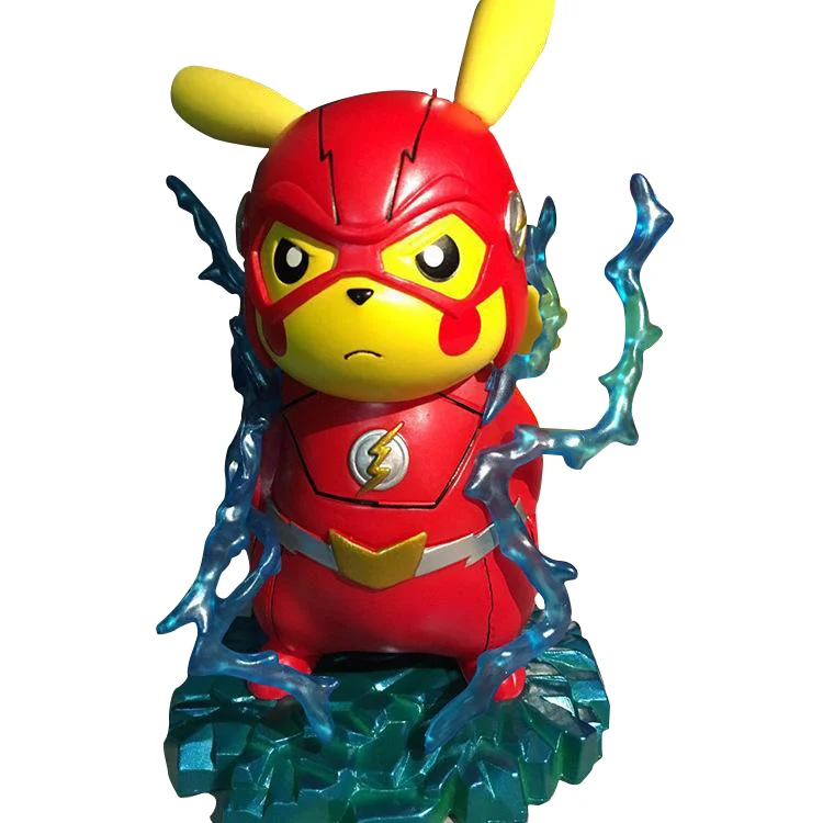 Figurine Flash Cosplay Pikachu (environ 15 cm)