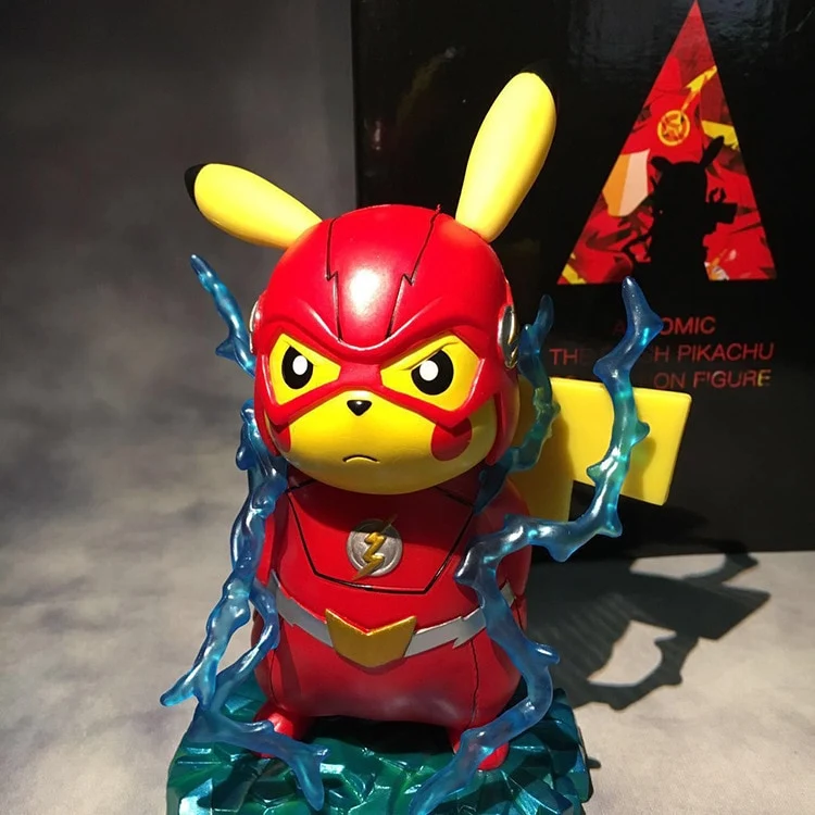 Figurine Flash Cosplay Pikachu (environ 15 cm)