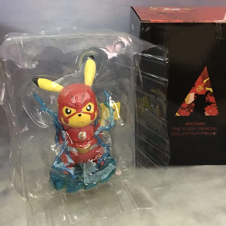 Figurine Flash Cosplay Pikachu (environ 15 cm)