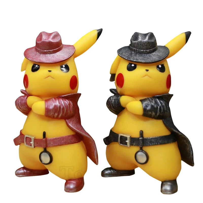 Figurine du détective Pikachu (environ 17 cm)