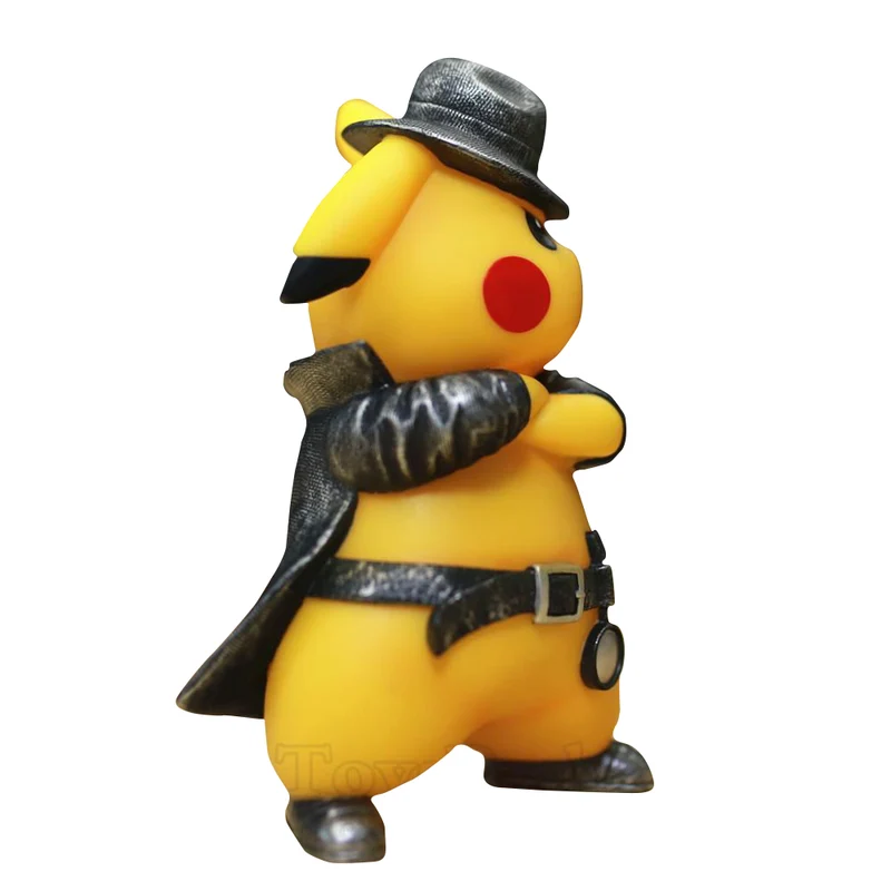Figurine du détective Pikachu (environ 17 cm)