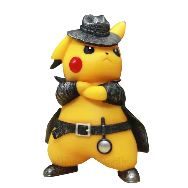 Figurine du détective Pikachu (environ 17 cm)