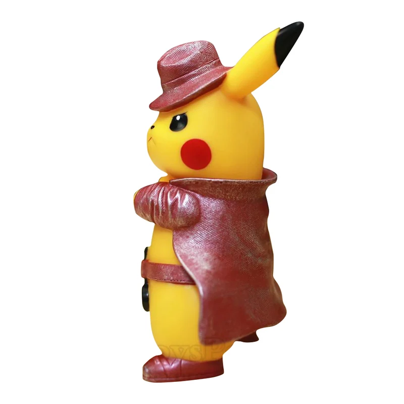 Figurine du détective Pikachu (environ 17 cm)