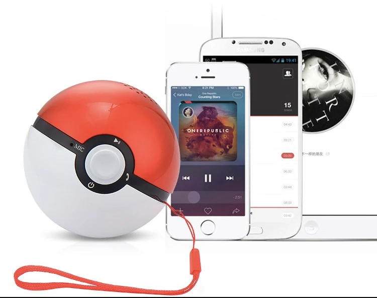 Enceinte portable super basse Pokemon Go Pokeball