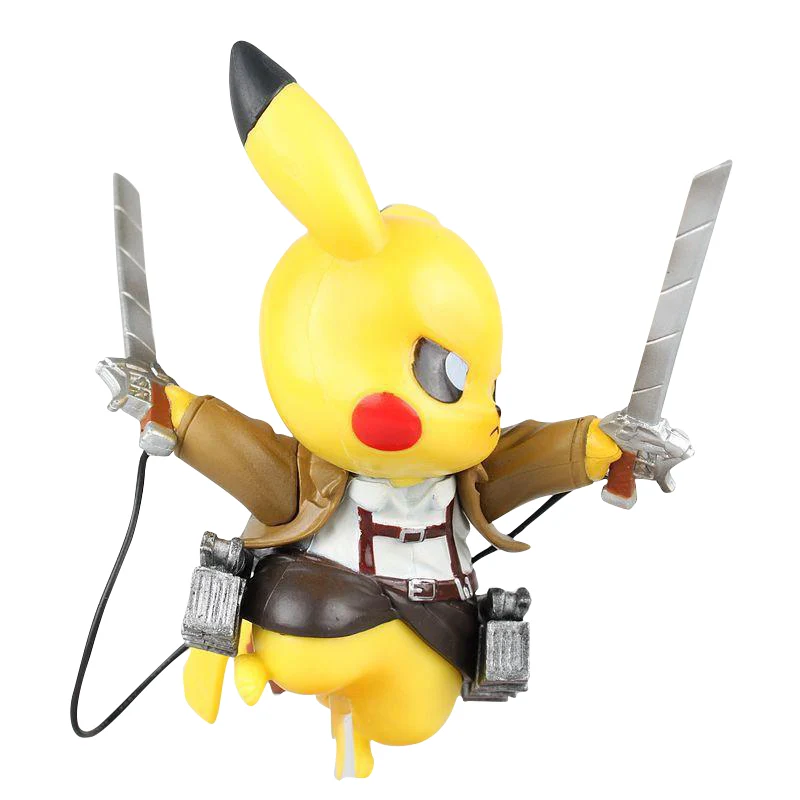 Pikachu Cosplay Attaque sur Titan Action Figure