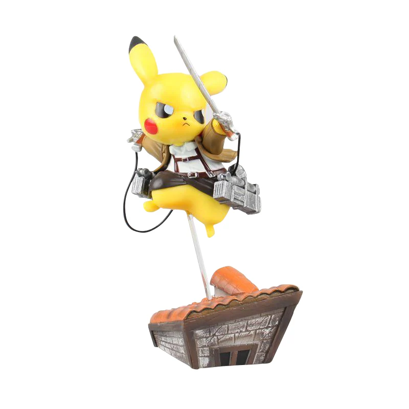 Pikachu Cosplay Attaque sur Titan Action Figure