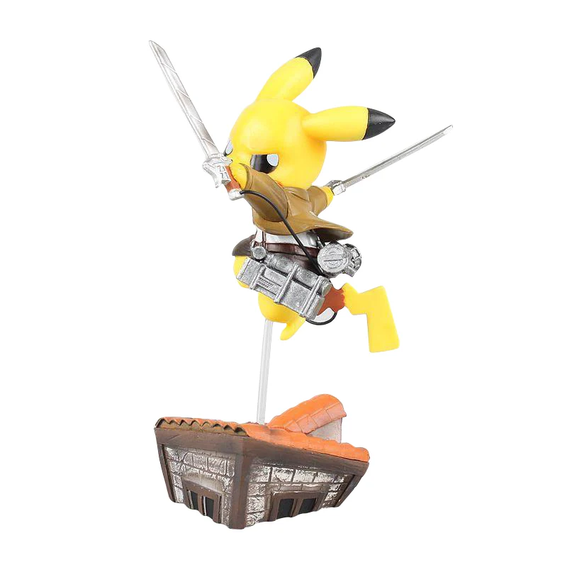 Pikachu Cosplay Attaque sur Titan Action Figure