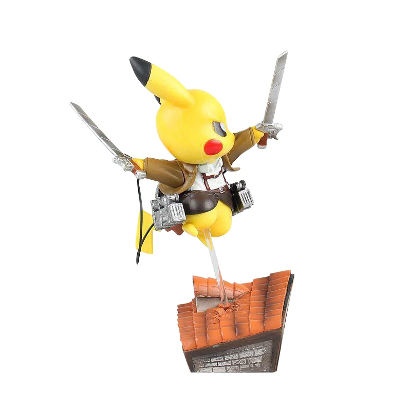 Pikachu Cosplay Attaque sur Titan Action Figure