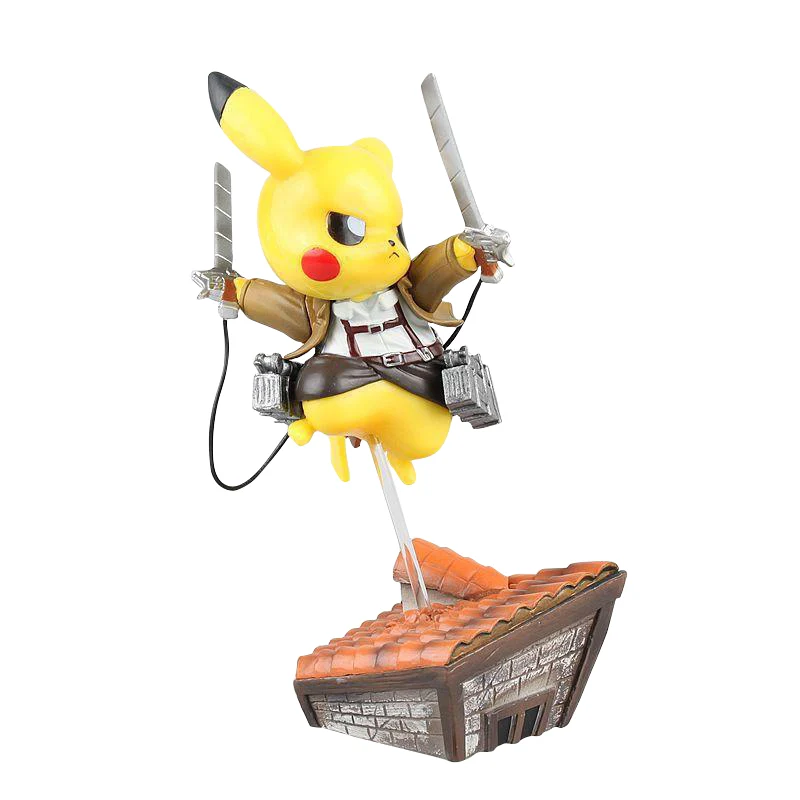 Pikachu Cosplay Attaque sur Titan Action Figure