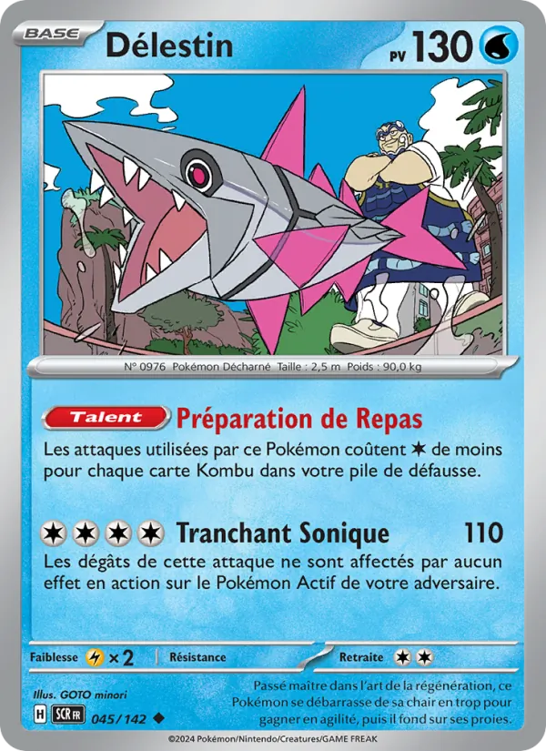 Délestin 45/142 — EV07 — Couronne Stellaire — Carte Pokémon française
