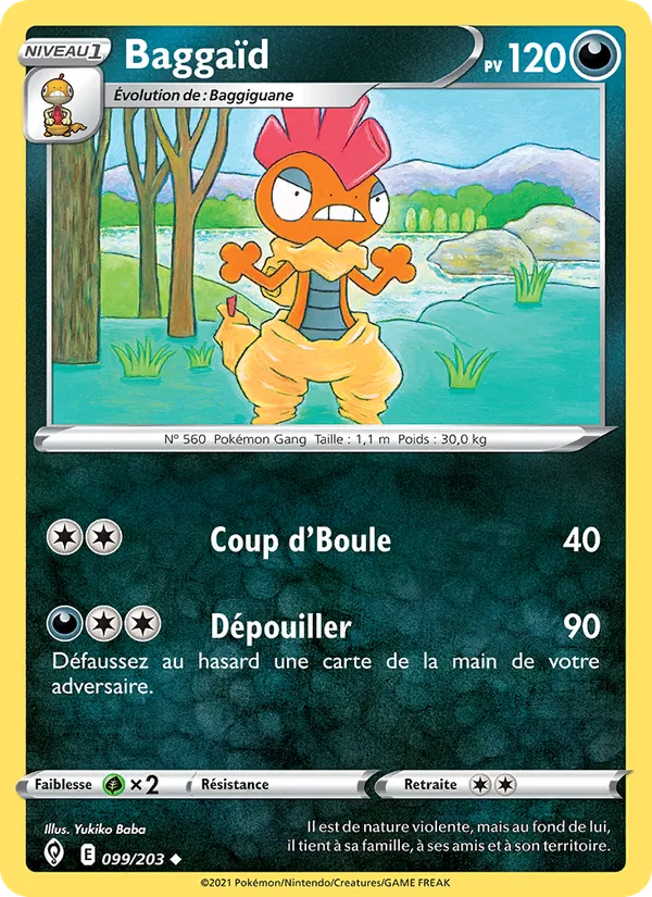 Baggaïd 99/203 — EB07 - Evolution Céleste — Carte Pokémon française
