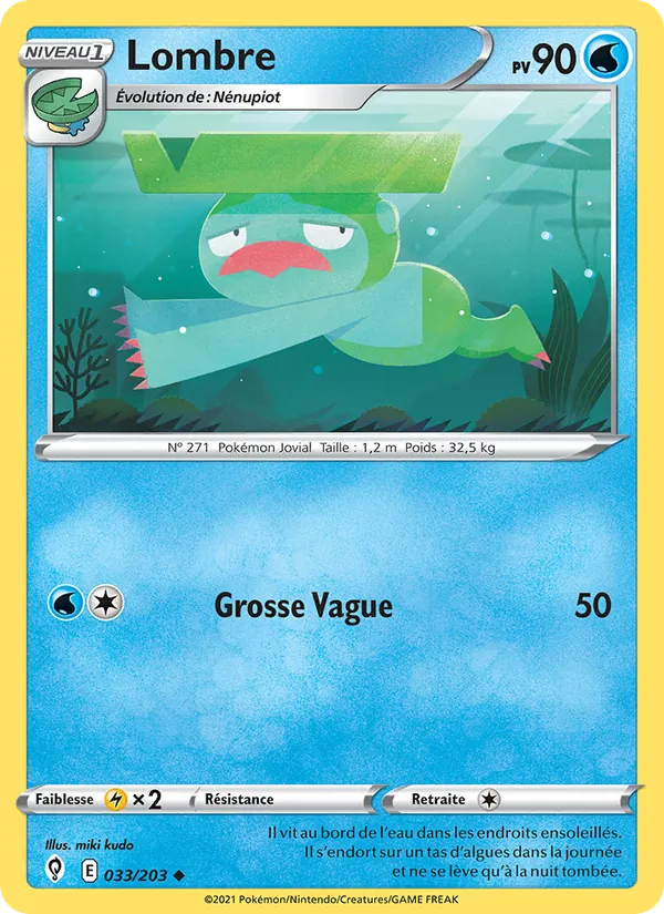Lombre 33/203 — EB07 - Evolution Céleste — Carte Pokémon française
