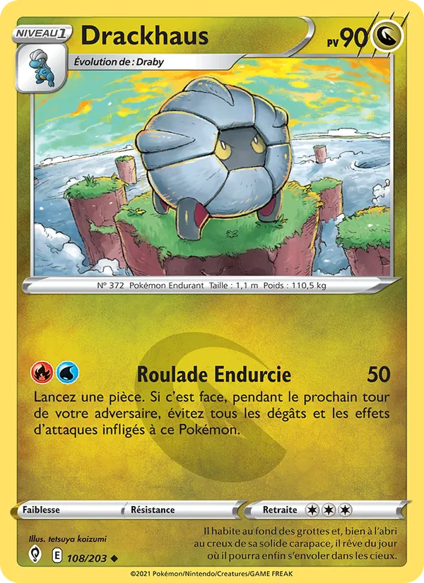 Drackhaus 108/203 — EB07 - Evolution Céleste — Carte Pokémon française