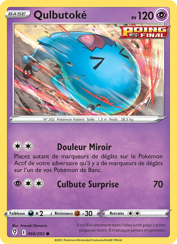 Qulbutoké 66/203 — EB07 - Evolution Céleste — Carte Pokémon française