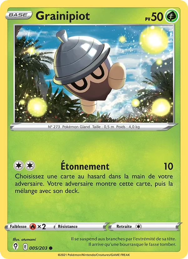 Grainipiot 5/203 — EB07 - Evolution Céleste — Carte Pokémon française