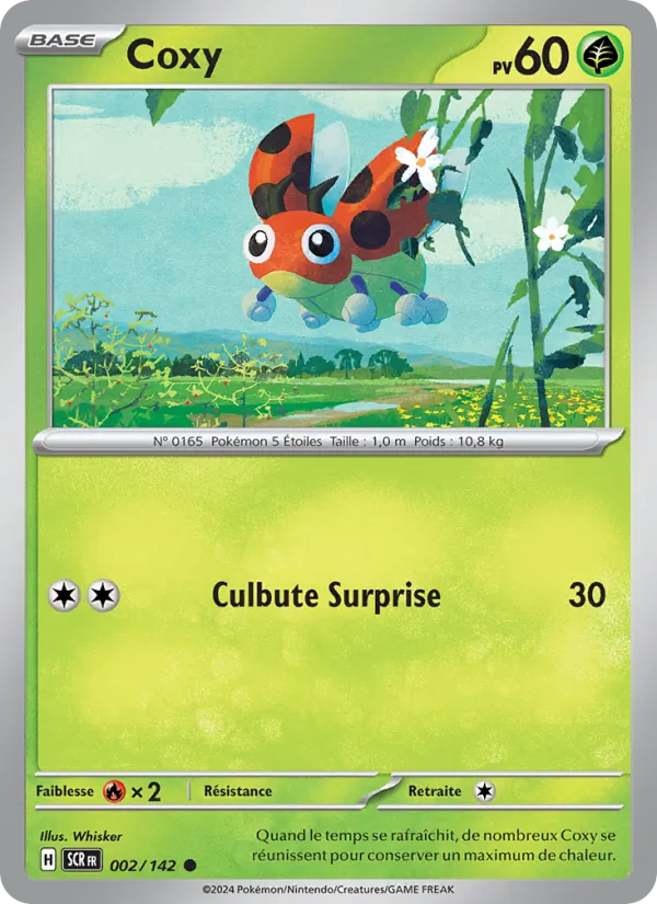 Coxy 2/142 — EV07 — Couronne Stellaire — Carte Pokémon française