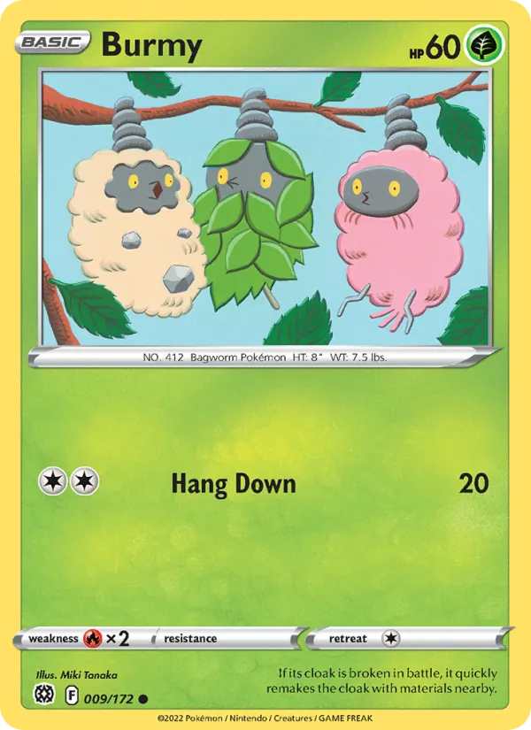 Cheniti 9/172 — SWSH9 – Brilliant Stars — Carte Pokémon anglaise