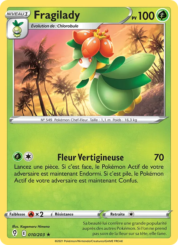 Fragilady 10/203 — EB07 - Evolution Céleste — Carte Pokémon française