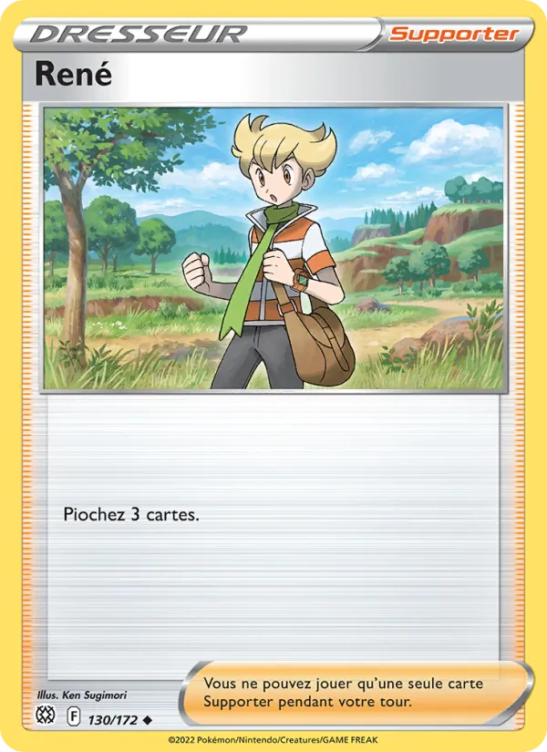 René 130/172 — EB09 - Stars Etincelantes — Carte Pokémon française