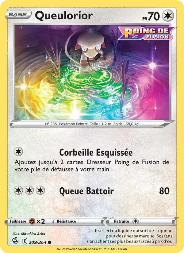 Queulorior 209/264 — EB08 - Poing de Fusion — Carte Pokémon française