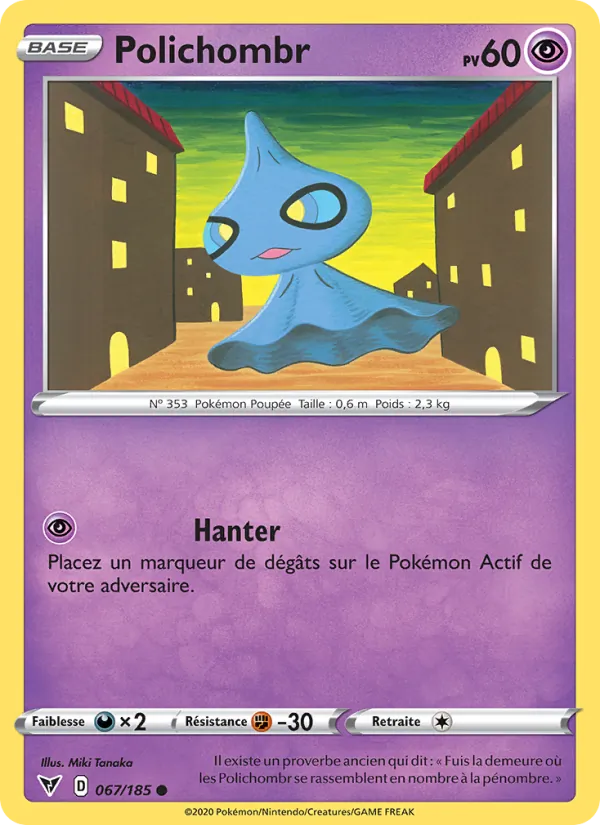 Polichombr 67/185 — EB04 — Voltage Éclatant — Carte Pokémon française