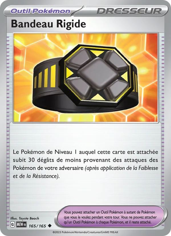 Bandeau Rigide 165/165 — EV03.5 — 151 — Carte Pokémon française