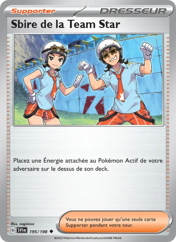 Sbire de la Team Star 195/198 — EV01 – Écarlate et Violet — Carte Pokémon française