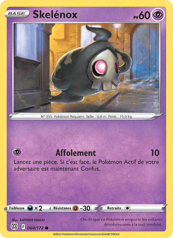 Skelénox 60/172 — EB09 - Stars Etincelantes — Carte Pokémon française