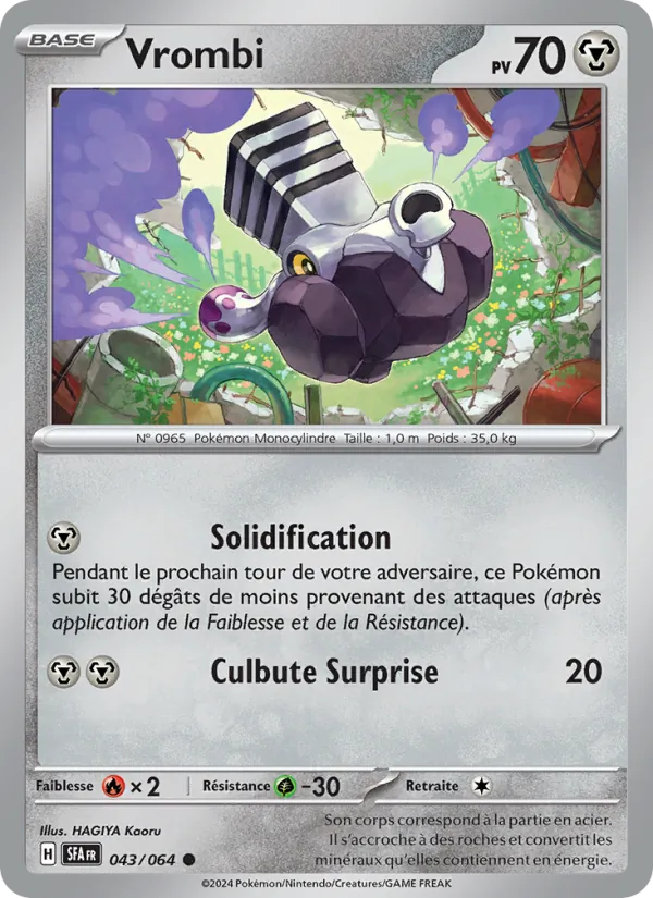 Vrombi 43/64 — EV06.5 – Fable Nébuleuse — Carte Pokémon française