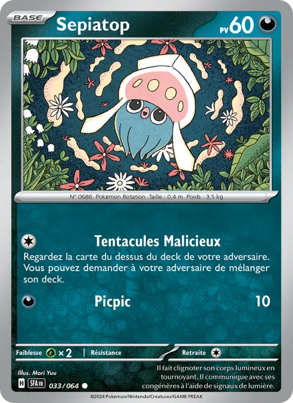 Sepiatop 33/64 — EV06.5 – Fable Nébuleuse — Carte Pokémon française