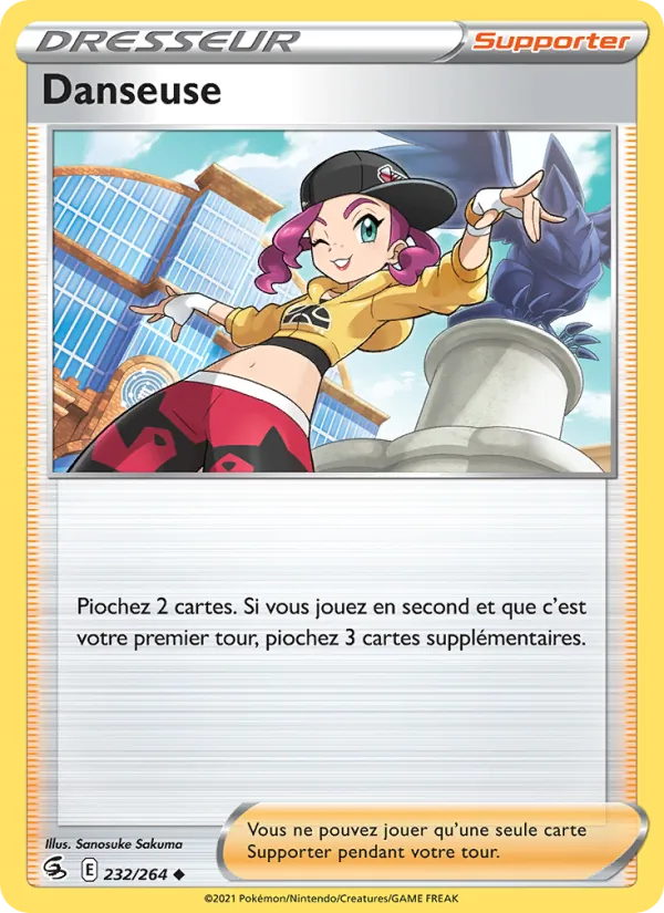 Danseuse 232/264 — EB08 - Poing de Fusion — Carte Pokémon française