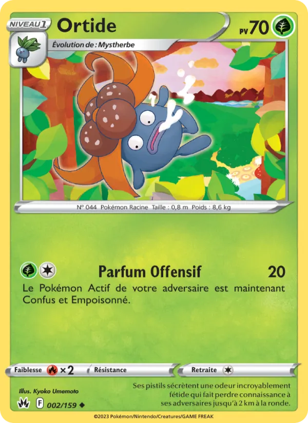 Ortide 2/159 — EB12.5 – Zénith Suprême — Carte Pokémon française