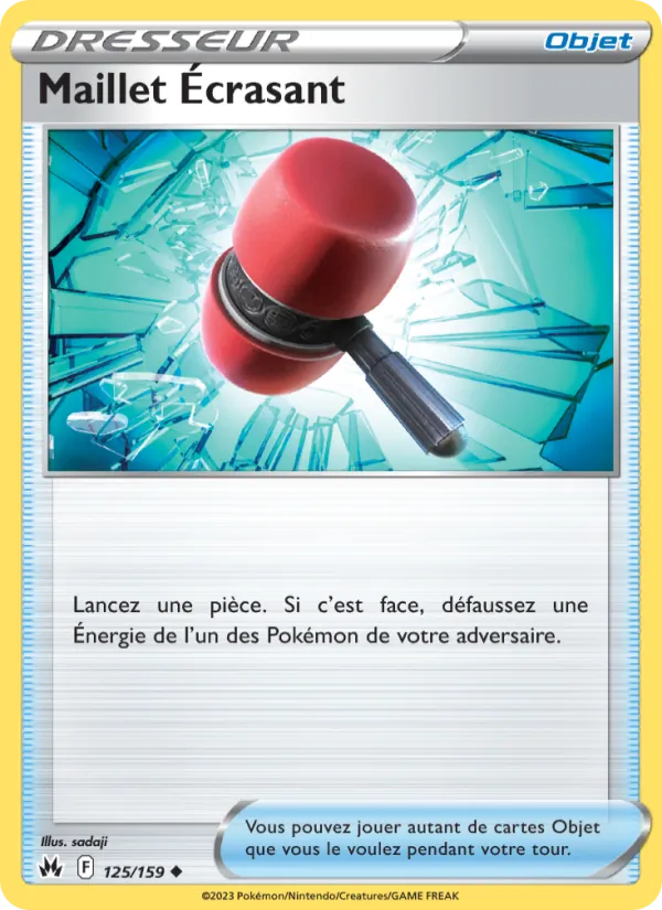 Maillet Écrasant 125/159 — EB12.5 – Zénith Suprême — Carte Pokémon française
