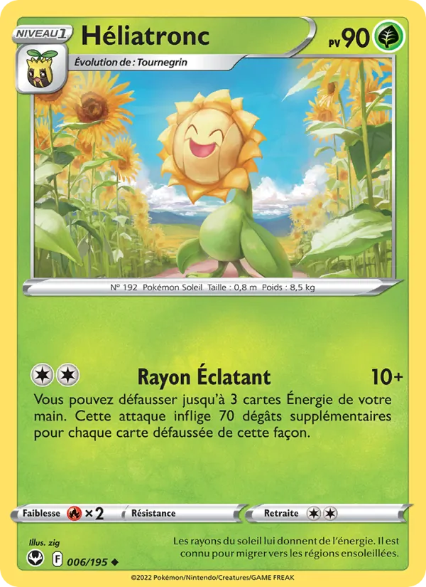 Héliatronc 6/195 — EB12 – Tempête Argentée — Carte Pokémon française