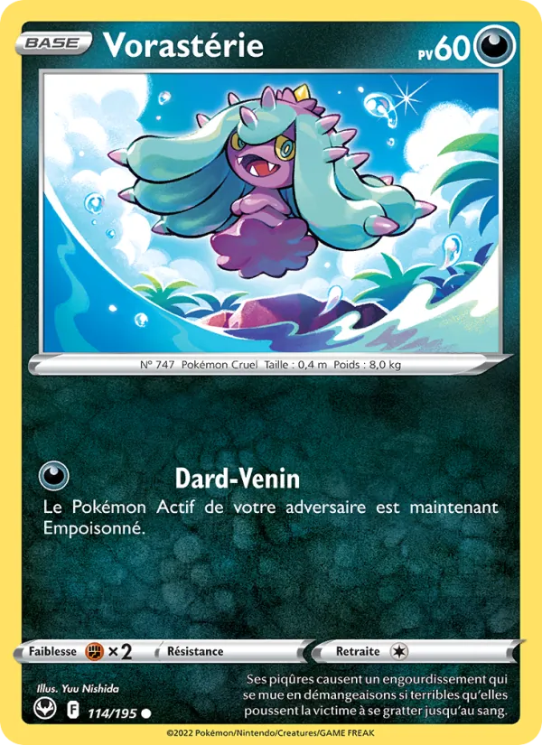 Vorastérie 114/195 — EB12 – Tempête Argentée — Carte Pokémon française