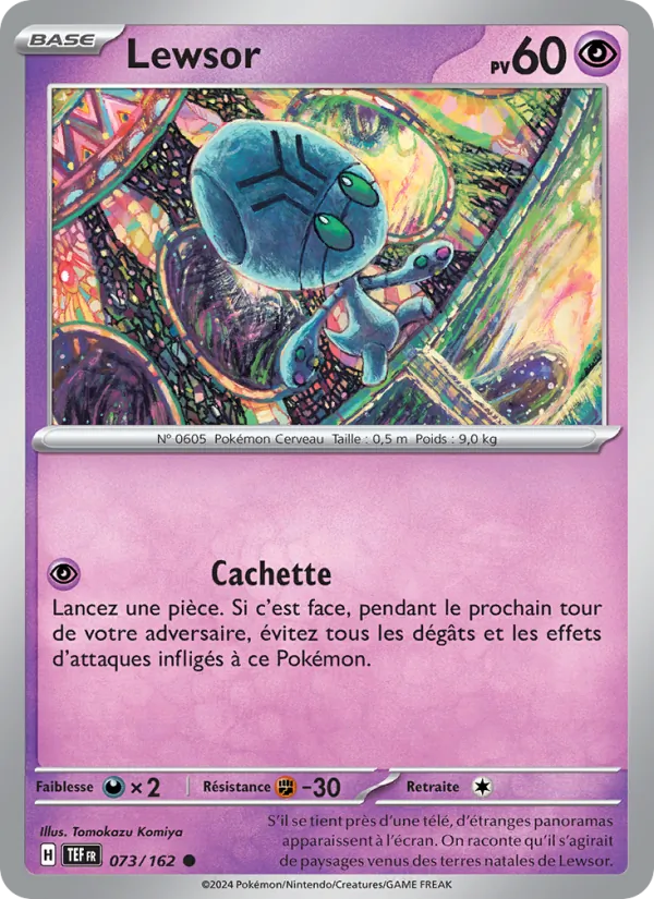 Lewsor 73/162 — EV05 – Forces Temporelles — Carte Pokémon française