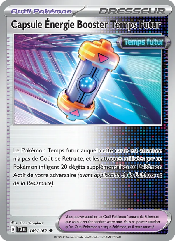 Capsule Énergie Booster Temps Futur 149/162 — EV05 – Forces Temporelles — Carte Pokémon française